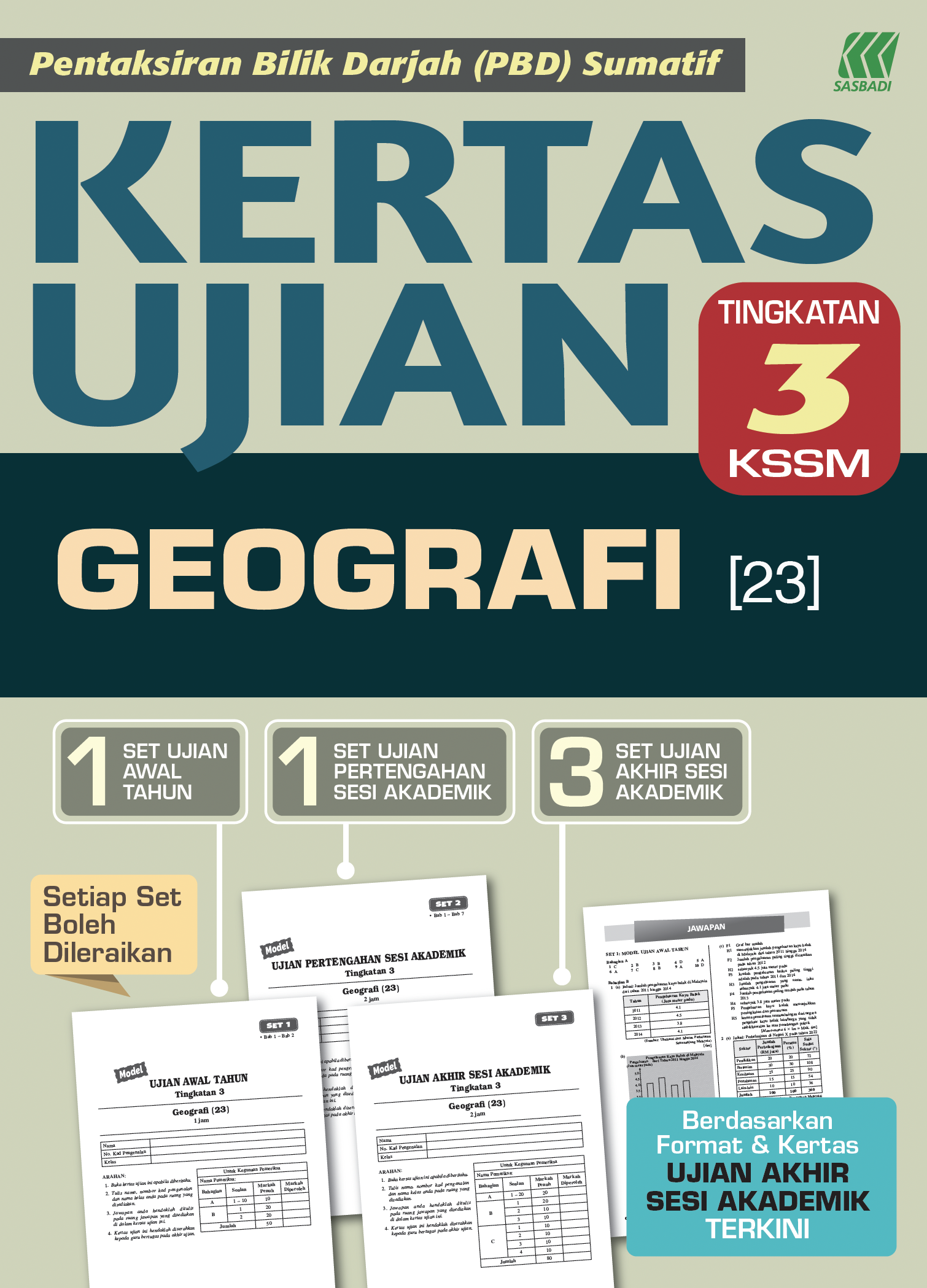 Kertas Ujian KSSM Geografi Ting. 3 Cover